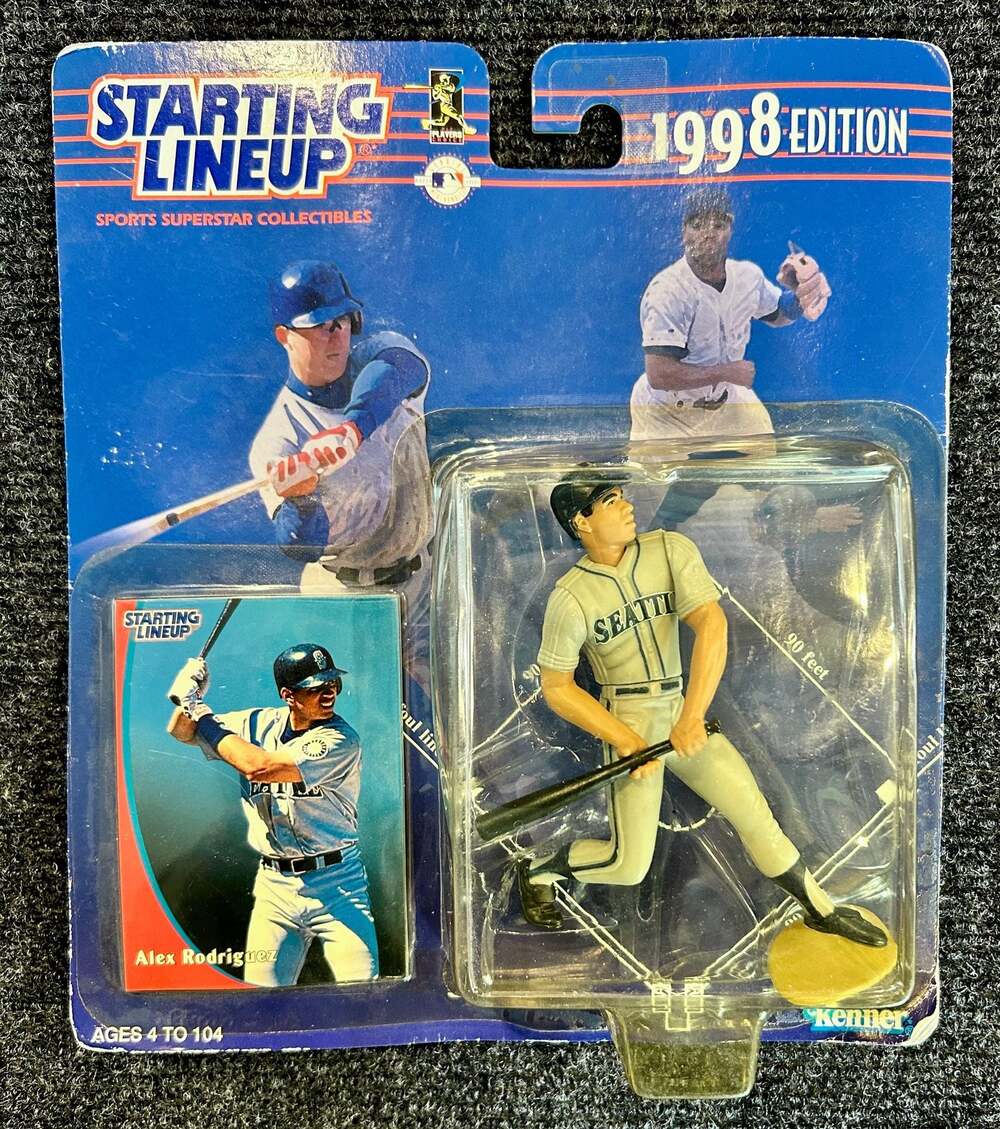 Kenner Starting Lineup 1998 Edition Alex Rodriguez Seattle Mariners Action Figur
